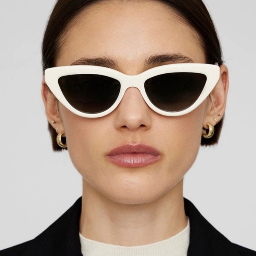 Anine Bing Sedona Sunglasses White